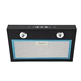 XTevu Campana extractora de cocina de 12 V, 3 velocidades ajustables con pantalla táctil, luz LED para autocaravanas, cocina, campana extractora debajo del gabinete, ventilador de
