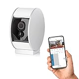 Somfy 2401507A Indoor Camera, Cámara vigilancia WiFi, Full HD, micrófono, Altavoz y Sensor de Movimiento, Compatible con Alexa, Google Asistant y Apple HomeKit, 1 Unidad (Paquete de 1)