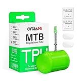 CYCLAMI Camara Bicicleta MTB,1/2PCS Camara Bicicleta,63g Ultraligera de TPU para Bicicleta MTB Bicicleta 26'/27.5' 29' X 1.9-2.5 válvula Presta de Metal de 45 mm (1P-MTB29)
