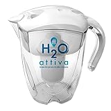 H2O Activa | Jarra filtrante – Agua Hidrogenada, Alcalina, Ionizada Purificada Naturalmente pH Alto | 1 Filtro de Larga Duración Sistema de Filtrado Multietapa | Tritan BPA Free – 3,5 Litros Capacidad