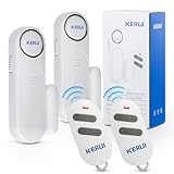 Alarma para Puertas y Ventanas 120dB Alarma inalámbrica con Sensor de Contacto para Puertas y Ventanas con Control Remoto 3 Modos de Alarma para su hogar, niños y Tiendas de Seguridad