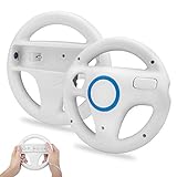 2 * Volante para Wii,TechKen Wii Wheel Racing Wheel Controller Wii Game Steering Wheel para Mario Kart Racing Accesorios para Wii Controller