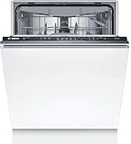 Bosch SMV25EX02E 2 lavavajillas empotrado, totalmente retráctil, InfoLight: pantalla LED de paso del programa, 3 cestas, EcoDosage, AquaStop, 60 cm