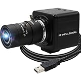 Svpro Cámara web 4K con objetivo de zoom, cámara de vídeo Ultra HD con sensor CMOS, zoom óptico 10X, cámara web de 8 MP, USB 30 fps, para ordenador portátil, ordenador de sobremesa, Android, Mac OS