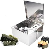 ERICAT Horno De Algas De Acero Inoxidable, Caja De Secado De Algas De 25W con Función De Secado, Temperatura Ajustable Y Excelentes Propiedades De Aislamiento Térmico, para Algas, Verduras, Sushi