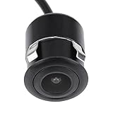 Aramox Cámara de Visión Trasera de Coche HD 18,5 mm, Alta Luminosidad Nocturna, Vista Trasera Colorida NTSC/PAL