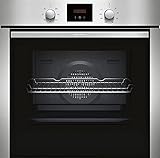NEFF B1ECC0AN0 - Horno empotrable N30, 60 cm, 71 L, acero inoxidable, A CircoTherm, 5 modos de funcionamiento