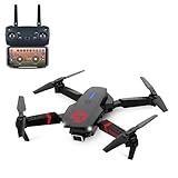 TURBO CHALLENGE - Elite Drone MKX - Drone - 400318 - Dispositivo Volador - Negro - 2 Baterías Recargables - Plástico - Regalo - Cumpleaños - Luminoso - Video - A partir de 8 años