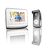 somfy 1870996 - Videoteléfono V350, con Pantalla de 7 Pulgadas, Visión Nocturna, Cámara Gran Angular, Memoria de Imagen, para Controlar hasta 5 Equipos Motorizados RTS, Configuración fácil