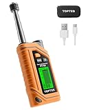 TopTes PT760 Detector de Gas Natural Recargable, Detector de Fugas con Sonda Extensible de 30cm, Sensor%LEL para Propano, Metano, Butano y Gases Combustibles en el Hogar o RV con Linterna - Naranja