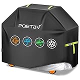 PQETBV Funda para Barbacoa, Cubierta BBQ de Parrilla, 420D Oxford Funda Barbacoa Exterior Impermeable, Cubierta de Barbacoa Exterior Anti-Viento/Anti-Polvo/Anti-Humedad/Anti UV