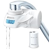 BRITA Sistema de filtrado de agua ON TAP Pro V-MF incl. 1x cartucho filtrante (600L) - para un 99,99% de agua libre de bacterias, reduciendo PFAS, incl. cuenta atrás digital LCD de capacidad