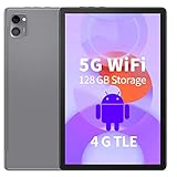 VASOUN Tablet de 10 Pulgadas Android, 5G WiFi, 4 GB de RAM, 128 GB ROM, Procesador Octa-Core, 8000 mAh, 1920 x 1200 FHD IPS, 5.0 MP Cámara + 13.0 MP, 4G TLE, Bluetooth, Tablet PC (Negro