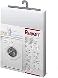 Rayen | Funda para lavadora basic | Funda lavadora de carga frontal | Cubierta impermeable para lavadora/secadora | Cierre con velcro | 84 x 60 x 60 cm | Transparente