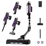 Rowenta Xforce Flex 9.60 Allergy – Aspirador escoba sin cable, 200 W, tubo Flex, pantalla Smart Control, todo tipo de suelos, sistema visión Power Led, gatillo boost, filtra hasta el 99,9%