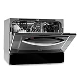 Klarstein Lavavajillas Sobremesa Pequeño, Mini Lavavajillas 8 Cubiertos, Lavavajillas Portatil Encimera Silencioso, Lavaplatos con 6 Programas de Lavado, Lavavajillas Compacto para Casa y Oficina
