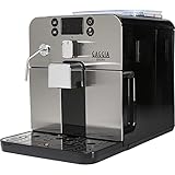 Gaggia RI9305/11 Brera - Cafetera Automática, para Espresso y Capuchino, Café en Grano o Molido, 1400 W, Plata/Negro, 100% Made in Italy