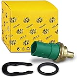 HELLA 6PT 009 107-141 Sensor, temperatura del refrigerante - 12V - 4polos - enchufado - con junta - con circlip