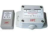 DIPE A Detector de inundación Escapes Fugas derrames goteos goteras condensación Agua liquida Alarma Detector de Agua monitorización Bombeo sonda Sensor en rodapié sin centralita domotica EV3-A