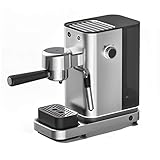 WMF Lumero - Espresso Maker 15 Bares, Cafetera Cappuccino y Latte, Boquilla de Espuma de Leche Profesional, 1.5 L Tanque de Agua, calentamiento Rápido, 2 Tazas a la vez, acero de Cromargan