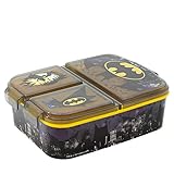 Stor8412497855209Múltiple Compartimiento Sándwich Caja, Símbolo de Batman