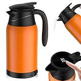 ADDLIVE 1000ml Hervidor Eléctrico para Coche, Hervidor de Agua para Coche 12v, Hervidor de Agua Portatil Coche Acero Inoxidable para Coche para Beber Té y Café