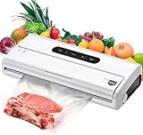 Elma Maquina Envasar Al Vacio V-start para Envasar Alimentos al Vacío de Uso Doméstico | Barra de sellado 30cm | 34x15x7cm, 175W