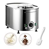 Musso Mini Lussino 4080 Gourmet Máquina de Helados Casera - Dos Sabores y Espátula de Silicona | Heladora Italiana para Casa | Heladera para Hacer Helado, Gelato, Granizado | Robusta y Fácil de Usar