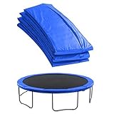 lembrd Cojín de protección de Trampolín, 244 305 cm Cubierta para Borde de Cama Elástica, Cojín de Seguridad de Repuesto, Resistente a los Rayos UV, Antidesgarro, Protección de Bordes