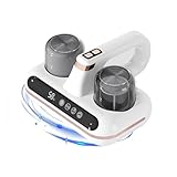 Ysislybin Aspirador Antiácaros para Colchones, Aspirador Antiácaros 5 en 1 con Luz UV Limpiador de Colchones con Pantalla LED Aspirador de Mano 80000 RPM/Min con Filtro Hepa para Colchón Sofá Cama