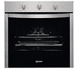 Indesit IFW 5530 IX - Horno eléctrico integrado (60 cm), color plateado