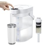 Waterdrop FreshTaste 𝐀𝐛𝐥𝐚𝐧𝐝𝐚𝐝𝐨𝐫 𝐝𝐞 𝐀𝐠𝐮𝐚 Jarra Eléctrica con Filtro de Agua, Dispensador Filtro de Agua de 4L para Refrigerador, Reduce Caliza, Cloro, Limpia, Blanco (Filtro: WD-EWFS)
