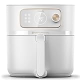 Philips Airfryer Combi Serie 7000 XXL - 8,3 L (2 kg), 22 en 1 Airfryer, Conexión WiFi, 99% menos grasa Añadida** con Rapid CombiAir, Aplicación HomeID, Blanco (HD9876/20)