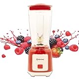 BEHOME Batidora de vaso potencia 250W | Batidora de cocina con cuchillas de acero inoxidable capacidad 600 ml para Batidos, Smoothies, Shakes