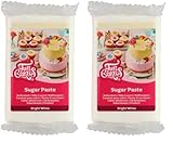 FunCakes Pasta De Azúcar Blanco Brillante 250 G (Paquete de 2)