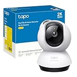 Tapo C220 - IA Cámara Vigilancia 360°, 2K 4MP QHD, Inteligente de IA, Visión Nocturna, Audio Bidireccional, Detección Movimiento, Admite Tarjeta SD 512G, Control Remoto, Fácil configuración