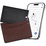 Ainiv Wallet Tracker Card Localizador, Bluetooth Localizador GPS Smart Tag con Apple Find My (Solo iOS), Tarjeta Localizador Cartera para Etiquetas de Equipaje, Billetera, Maleta, Pasaportes, Mochila