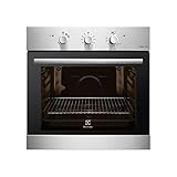 Electrolux F13GX Gas natural 69L 1760W A+ Negro, Acero inoxidable - Horno (Medio, Gas natural, 69 L, 1760 W, 69 L, 1760 W)