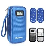 YOUSHARES Nevera Medicamentos Portatil con Indicador de Temperatura, Nevera Insulina Viaje, Nevera Portatil Insulina con 2 Bolsas de Hielo Grandes para Viajes y Uso Diario(Azul)