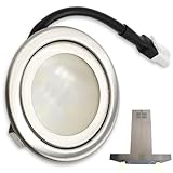 CHEFZOCO Lámpara Led para Campanas Teka, Códigos originales 89220139 81455067 61836047 99993157, Modelo CNL3 2002, CNL6400INOX, CNL9610INOX, Diámetro 67 mm, 1,5W 220V, 1 Unidad