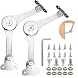 TOOINKCV 2 Piezas Bisagra de Soporte de Tapa Elevación, Bisagra Plegable, Bisagra Abatible Bisagras de Soporte de Tapa de 75/90/110 Grados para Puerta de Armario de Cocina Puerta de Gabinete Muebles