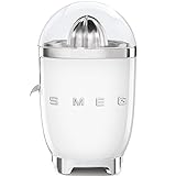 SMEG CJF11WHEU Exprimidor de cítricos, Plastic, White