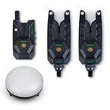 Sonik Herox Bite Alarm Set | 2+1+Bivvy Light | Red/ Blue OneSize