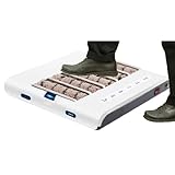 Limpiadora de suelas, máquina automática para limpiar suelas de zapatos, abrillantadora de zapatos de inducción automática recargable de 260 RPM, limpiador de zapatos sin agua, succión de 1000 PA, l