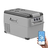 Alpicool CF35 35 litros Nevera Portátil Eléctrica Refrigerador de Coche 12V 24V Mini frigorífico CA 220v para Hogar, Camping, Viajes, Automóvil, 20ºC a 20ºC