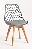 Regalos Miguel - Sillas Comedor - Silla Mima - Gris Claro