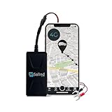 Salind 01 4G - Localizador GPS para Coche, Moto y Otros Vehículos - Conexión Directa a Batería - Seguimiento en Tiempo Real, Historial de Rutas y Alarmas - Longitud Total del Cable 1,06m