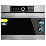 Cecotec Horno Integrable Multifunción Bolero Hexa AF319000 Inox A 3800W, 133L de Capacidad, 11 Funciones con Airfryer Master, Pizza Master, Steam Asisst, Steam EasyClean, 3D Cooking, Defrost