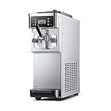 Máquina de helados comercial de 1200 W, Máquinas para hacer helados de servicio suave 16L / H, Máquina de helados con pantalla de funcionamiento LCD, CE/FCC