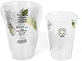 Betik Vaso de PLA Compostable 1L, Pack 10 uds